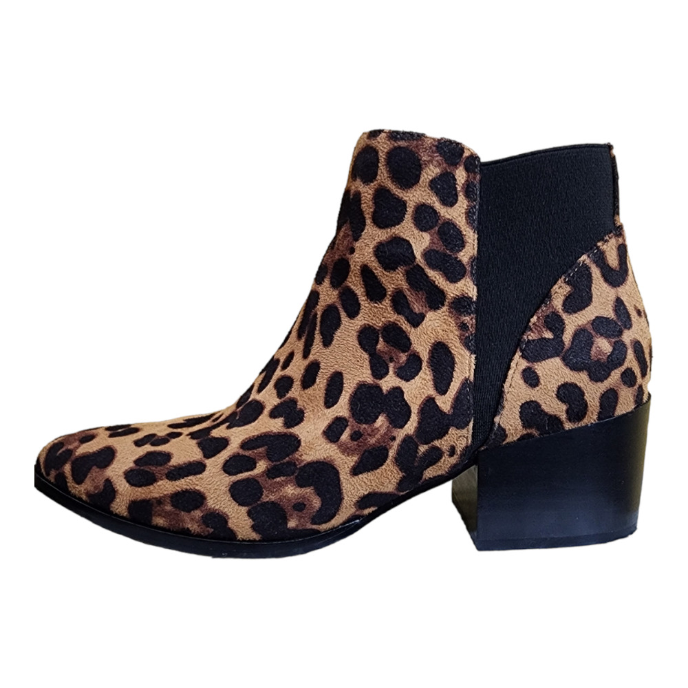 Chinese Laundry Finn Leopard Print Ankle Bootie Size 6.5 - Picture 5 of 11